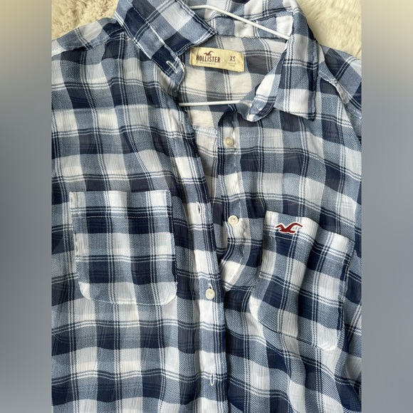Beautiful very light spring summer shirt Hollister size XS - Picture 5 of 5